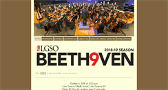 Desktop Screenshot of lakegenevaorchestra.org